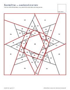 Page 3 of the Knotted Star Quilt Block Pattern PDF