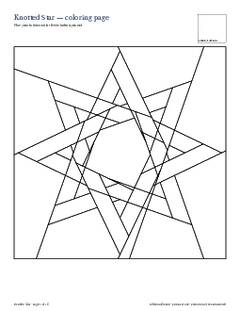 Page 4 of the Knotted Star Quilt Block Pattern PDF
