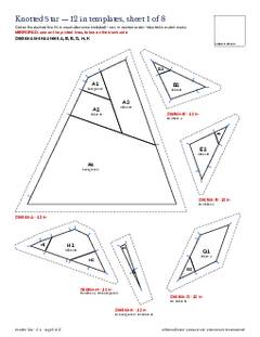 Page 6 of the Knotted Star Quilt Block Pattern PDF