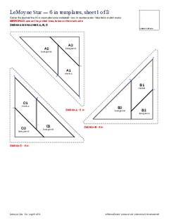 Page 6 of the LeMoyne Star Quilt Block Pattern PDF