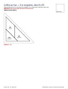 Page 8 of the LeMoyne Star Quilt Block Pattern PDF