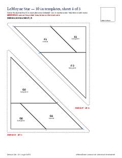Page 18 of the LeMoyne Star Quilt Block Pattern PDF