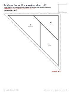 Page 21 of the LeMoyne Star Quilt Block Pattern PDF
