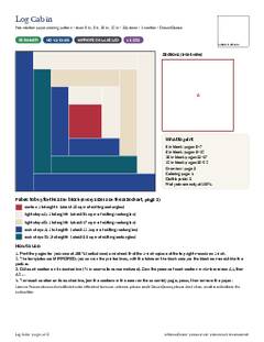 Page 1 of the Log Cabin Quilt Block Pattern PDF