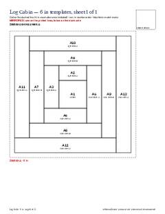 Page 6 of the Log Cabin Quilt Block Pattern PDF