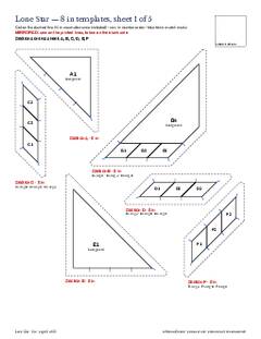 Page 6 of the Lone Star Quilt Block Pattern PDF