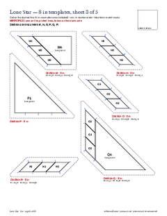 Page 8 of the Lone Star Quilt Block Pattern PDF