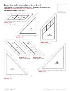 Page 9 of the Lone Star Quilt Block Pattern PDF