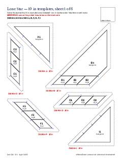 Page 13 of the Lone Star Quilt Block Pattern PDF