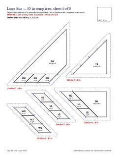 Page 16 of the Lone Star Quilt Block Pattern PDF