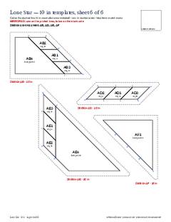Page 18 of the Lone Star Quilt Block Pattern PDF