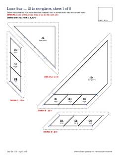 Page 21 of the Lone Star Quilt Block Pattern PDF