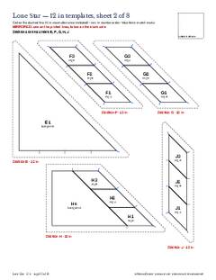 Page 22 of the Lone Star Quilt Block Pattern PDF