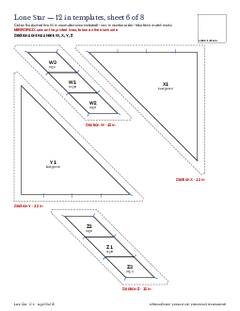 Page 26 of the Lone Star Quilt Block Pattern PDF