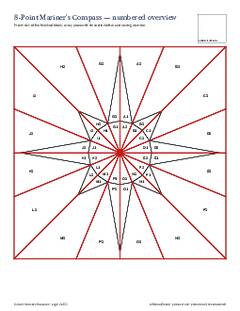 Page 3 of the 8-Point Mariner's Compass Quilt Block Pattern PDF
