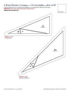 Page 6 of the 8-Point Mariner's Compass Quilt Block Pattern PDF