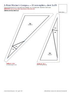 Page 7 of the 8-Point Mariner's Compass Quilt Block Pattern PDF