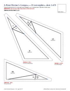 Page 10 of the 8-Point Mariner's Compass Quilt Block Pattern PDF