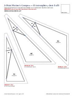 Page 11 of the 8-Point Mariner's Compass Quilt Block Pattern PDF