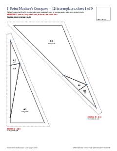 Page 13 of the 8-Point Mariner's Compass Quilt Block Pattern PDF