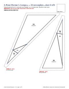 Page 14 of the 8-Point Mariner's Compass Quilt Block Pattern PDF