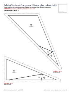 Page 16 of the 8-Point Mariner's Compass Quilt Block Pattern PDF