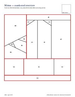 Page 3 of the Mitten Quilt Block Pattern PDF