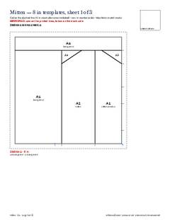 Page 6 of the Mitten Quilt Block Pattern PDF