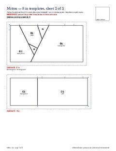 Page 7 of the Mitten Quilt Block Pattern PDF
