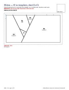 Page 11 of the Mitten Quilt Block Pattern PDF
