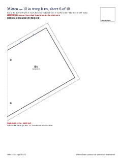 Page 20 of the Mitten Quilt Block Pattern PDF