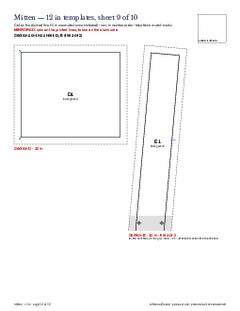 Page 23 of the Mitten Quilt Block Pattern PDF