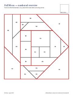 Page 3 of the Full Moon Quilt Block Pattern PDF