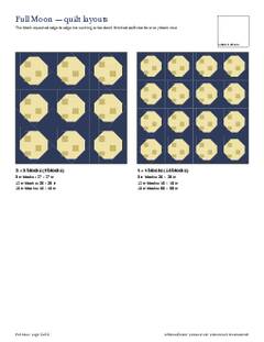 Page 5 of the Full Moon Quilt Block Pattern PDF