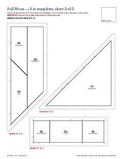 Page 8 of the Full Moon Quilt Block Pattern PDF