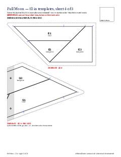 Page 13 of the Full Moon Quilt Block Pattern PDF