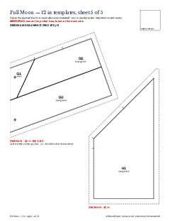 Page 14 of the Full Moon Quilt Block Pattern PDF
