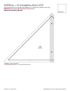 Page 16 of the Full Moon Quilt Block Pattern PDF