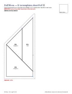 Page 23 of the Full Moon Quilt Block Pattern PDF