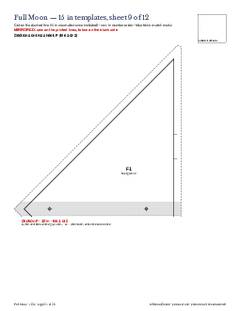Page 24 of the Full Moon Quilt Block Pattern PDF