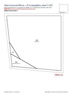 Page 6 of the Slim Crescent Moon Quilt Block Pattern PDF