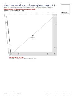 Page 15 of the Slim Crescent Moon Quilt Block Pattern PDF