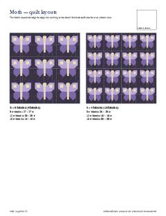 Page 5 of the Moth Quilt Block Pattern PDF