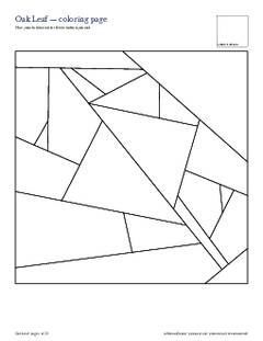 Page 4 of the Oak Leaf Quilt Block Pattern PDF