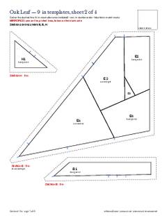 Page 7 of the Oak Leaf Quilt Block Pattern PDF