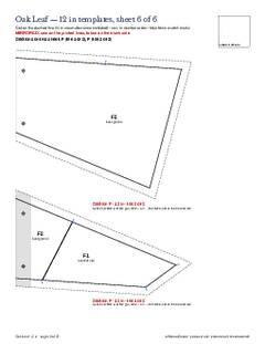 Page 16 of the Oak Leaf Quilt Block Pattern PDF