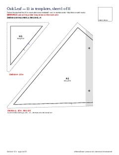 Page 18 of the Oak Leaf Quilt Block Pattern PDF
