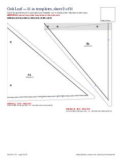 Page 19 of the Oak Leaf Quilt Block Pattern PDF