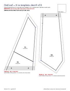 Page 26 of the Oak Leaf Quilt Block Pattern PDF
