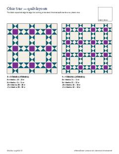 Page 5 of the Ohio Star Quilt Block Pattern PDF
